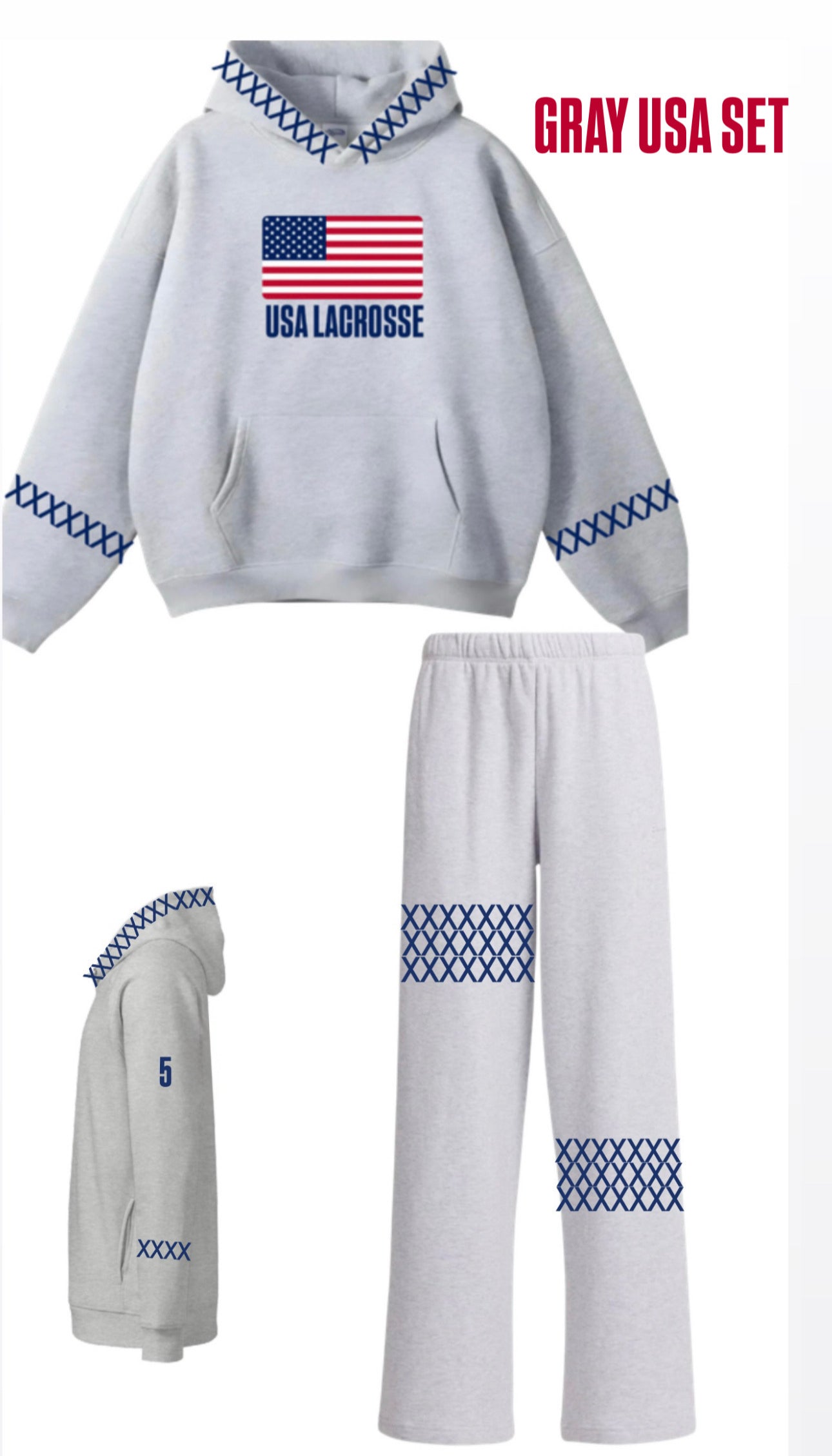 GRAY USA SWEATS