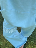 HEELS sweats sea glass blue