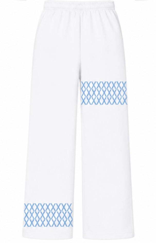 UNC FB WHITE SWEATS