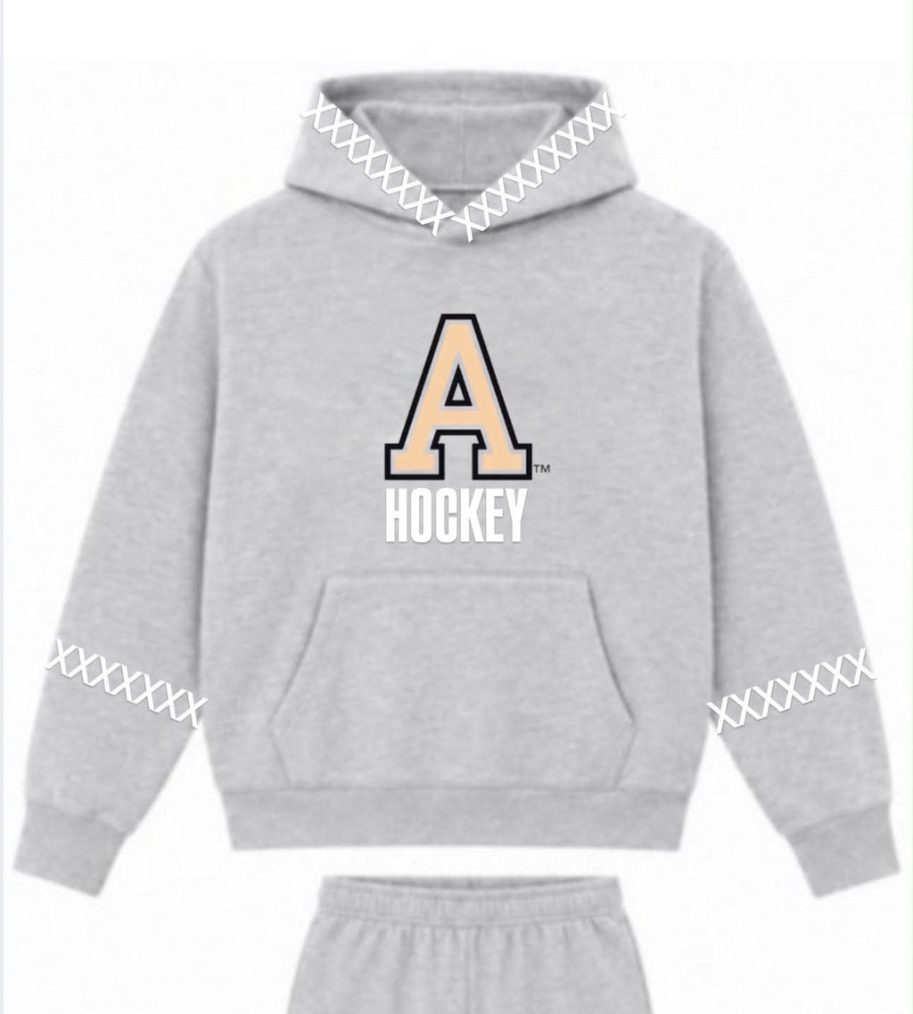 ARMY HOCKEY HOODIE GRAY