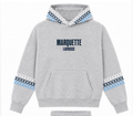 MARQUETTE LAX GRAY HOODIE