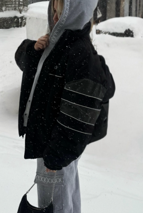 Gray cargo sweats